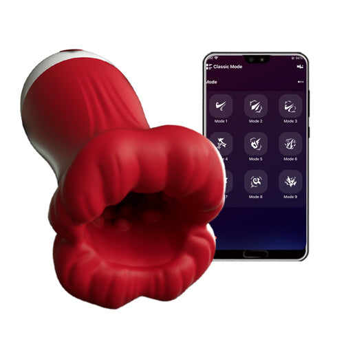 Big Mouth Flower – Penis Training Masturbator with 10 Vibrations