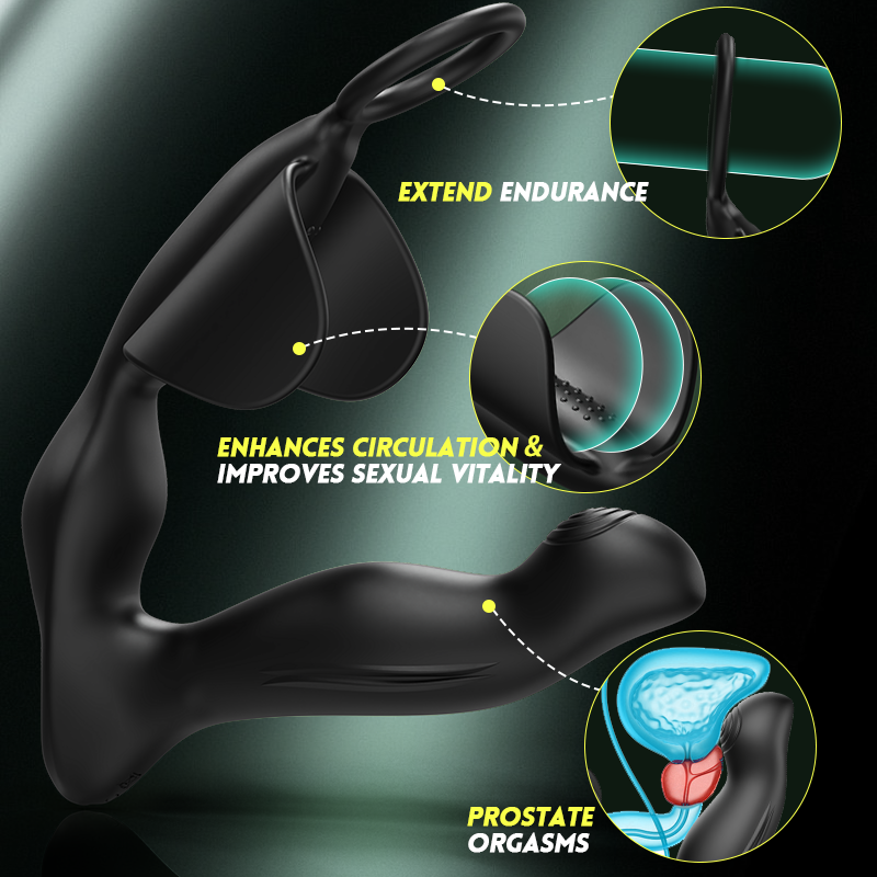 Elysium – Heated Vibrating Prostate Massager with Dual Motors & Remote Control