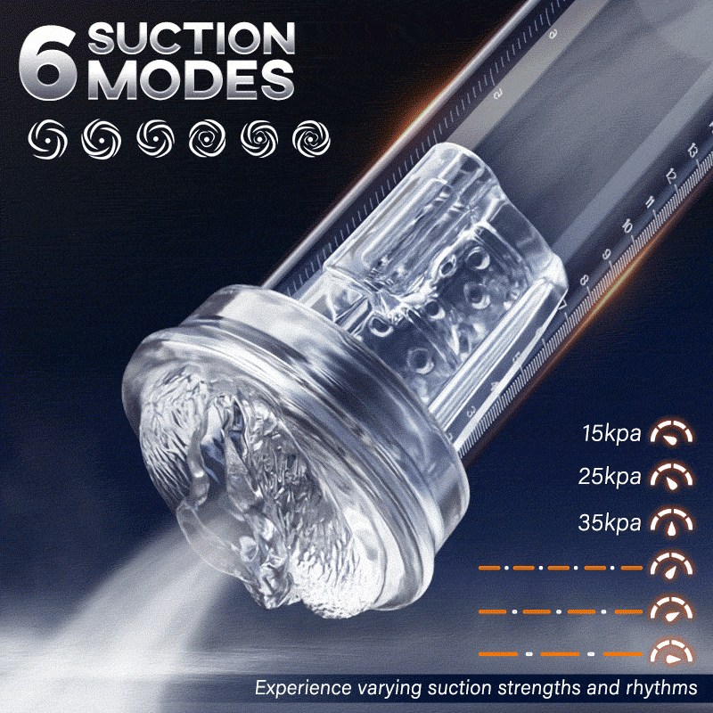 Arthur-6 Smart Vacuum Pump Kit with Transparent Chamber, Includes 2 Silicone Sleeves & 3 Comfort Rings