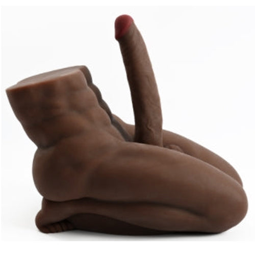 14.3 lbs/6.5 kg Kneeling male torso 8.2 inch big cock realistic butts