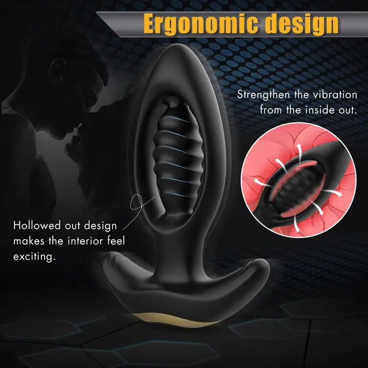 Multiple Pleasure Anal Stimulator with Vibration None