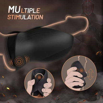 2 in 1 - Male Penis Vibrator & Sleeve 12 Powerful Vibrating Modes