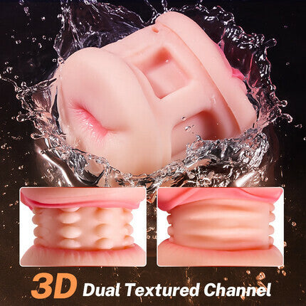 Dottore Vibrating Masturbator – 2-in-1 Handheld Pleasure Device
