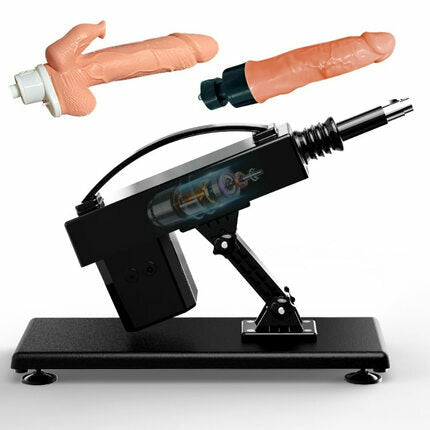 Sweetstoy - Automatic Heating Swinging Vibrating Sex Machine with Dildo 14.6 Inch