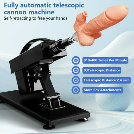 Sweetstoy - Automatic Heating Swinging Vibrating Sex Machine with Dildo 14.6 Inch