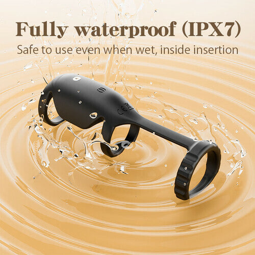 Triple Ring 10 Vibration Couples Use Silicone Material Vibrating Cock Ring Sweetstoy