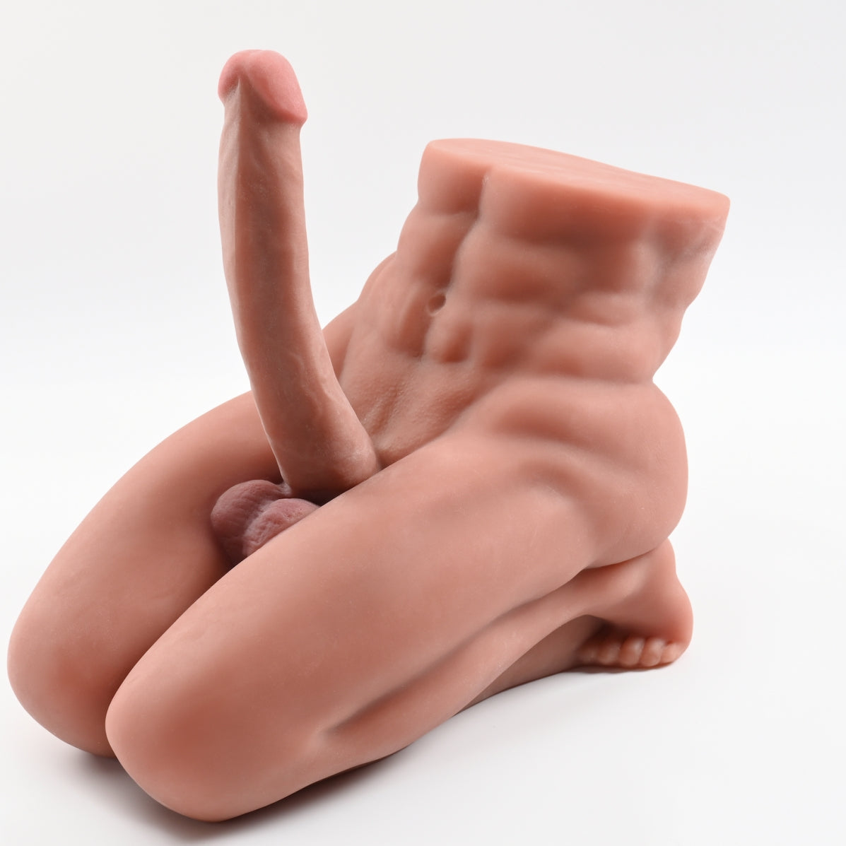 14.3 lbs/6.5 kg Kneeling male torso 8.2 inch big cock realistic butts