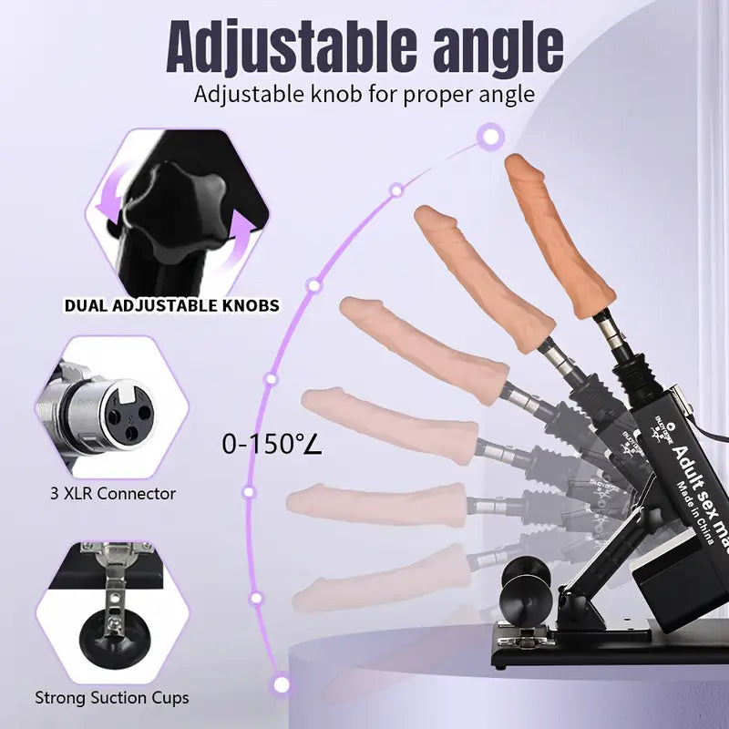 Inferno 7X – Automatic Thrusting Sex Machine with 7 Attachments for Ultimate Pleasure