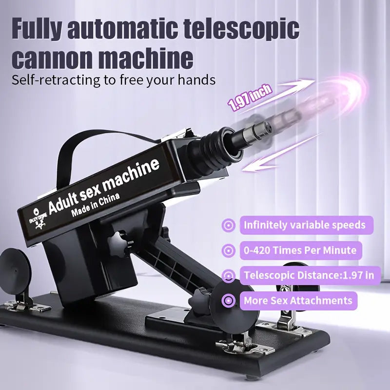 Inferno 7X – Automatic Thrusting Sex Machine with 7 Attachments for Ultimate Pleasure