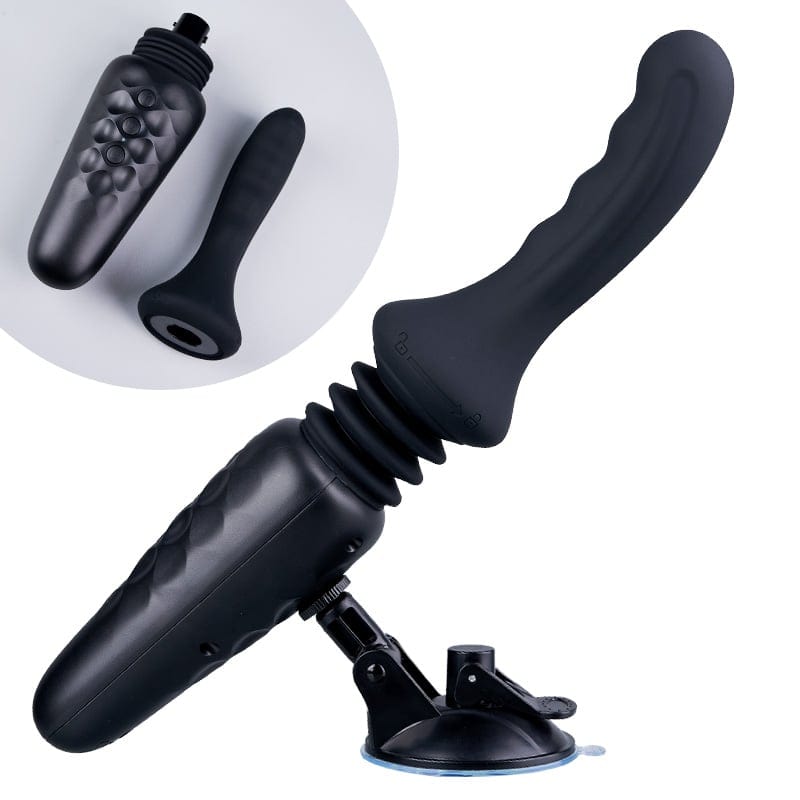 Dark Knight - 13.39In Powerful Vibrating Auto Thrusting Dildo Sex Machine