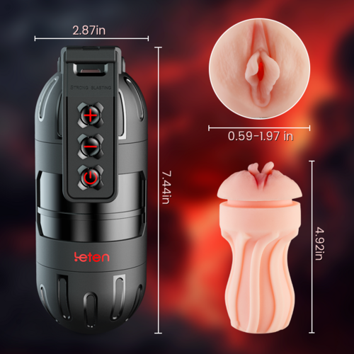 10 Vibrating Masturbator Cup And Realistic Vagina APP Control
