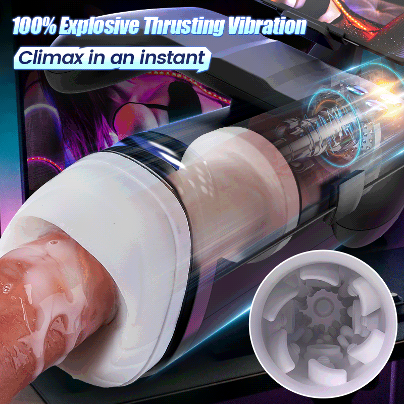Turbo Thrust Stroker – 10 Modes with Interactive Gamepad & Phone Stand