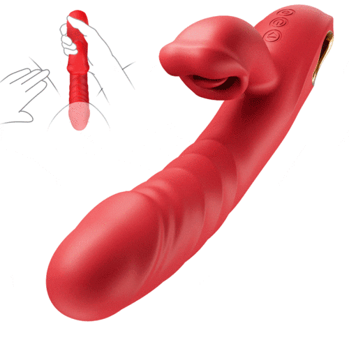 Chloe - 4 In 1 G-spot & Clitoral Stimulator Tongue Design