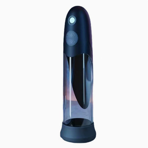 IPX7 Vacuum Penis Pump with Ergonomic Spiral Comfort Liner