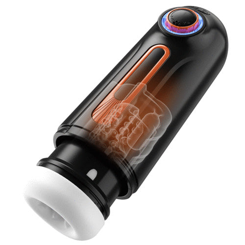 Alien-6 in 1 Automatic Male Stroker with 10 Thrusting & Vibrating Modes + 4 Suction Intensities