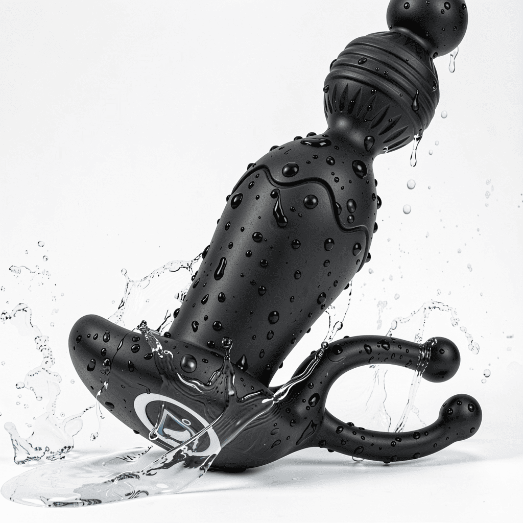 G-spot clitoral vibrator, push-in anal plug, men's prostate massager