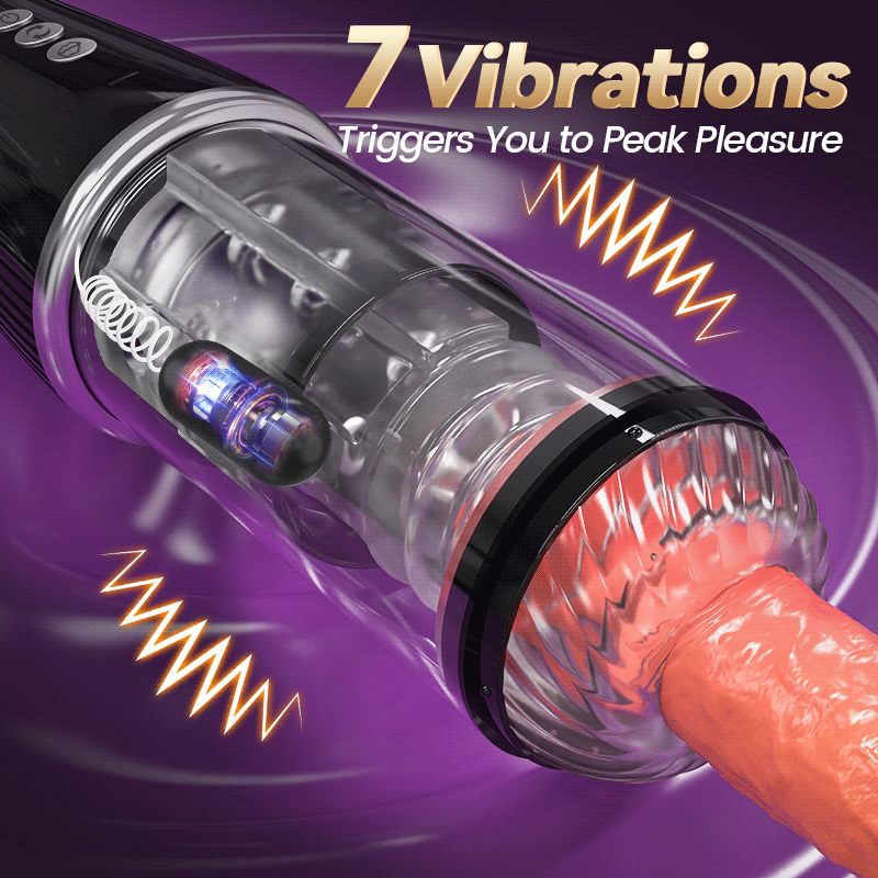 【New】Rotating & Sucking with Inflation & Twist Massage Fun Male Stroker