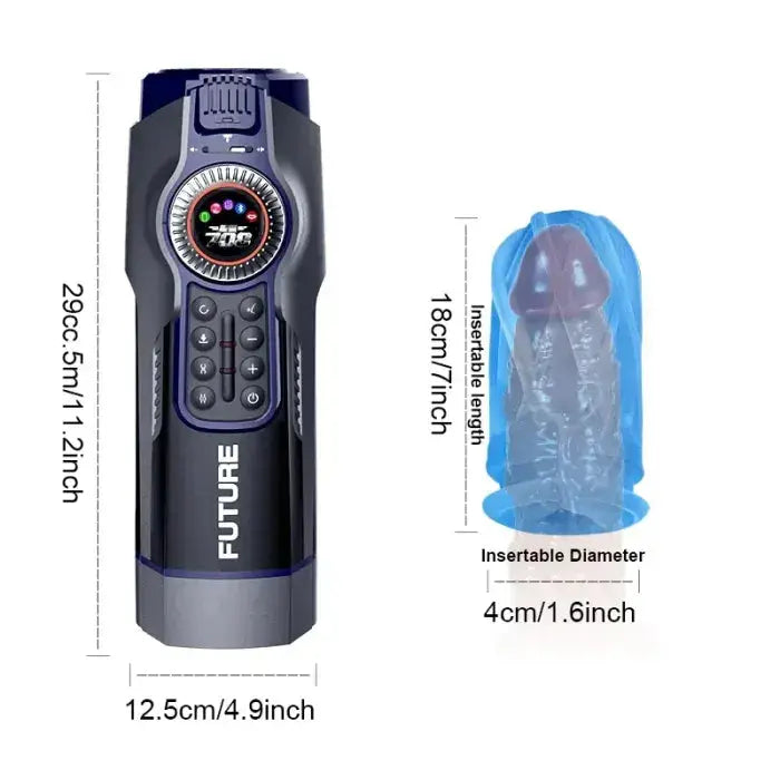 LETEN 708 III Future Auto Telescopic Circulation Heating Male Masturbator Sweetstoy