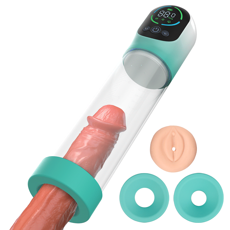 GigaGrow 2-in-1 Penis Pump – 5 Suction Modes & Manual Air Pressure, ED Support