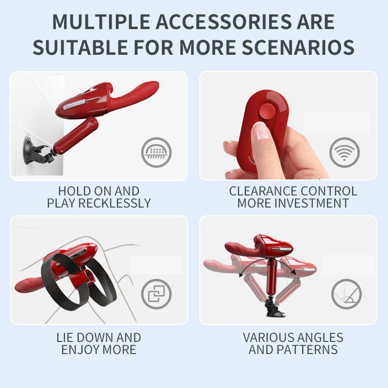 The Ultimate Pleasure Experience: Adjustable Speeds Sex Machine 9 Rotating & Thrusting Modes