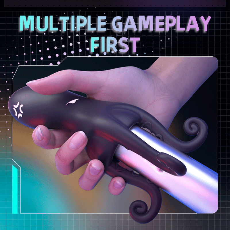 Simulated Octopus Penis Vibrator with Tentacles Particles 11 Vibrating Modes