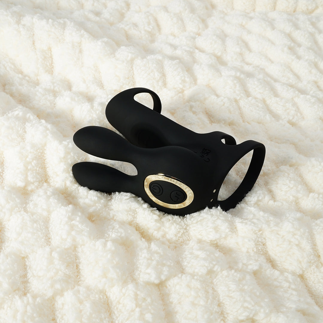 E-Bunny Vibrating Penis Ring – Rechargeable Couple Toy for Enhanced Climax