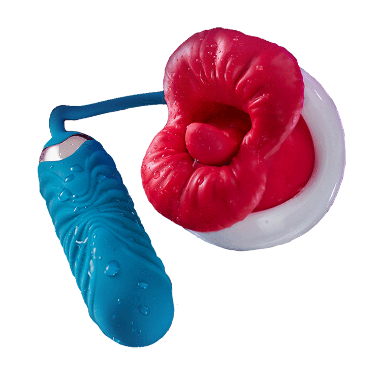 2 In 1 Tongue Masturbation Vibrator For Women Sweetstoy