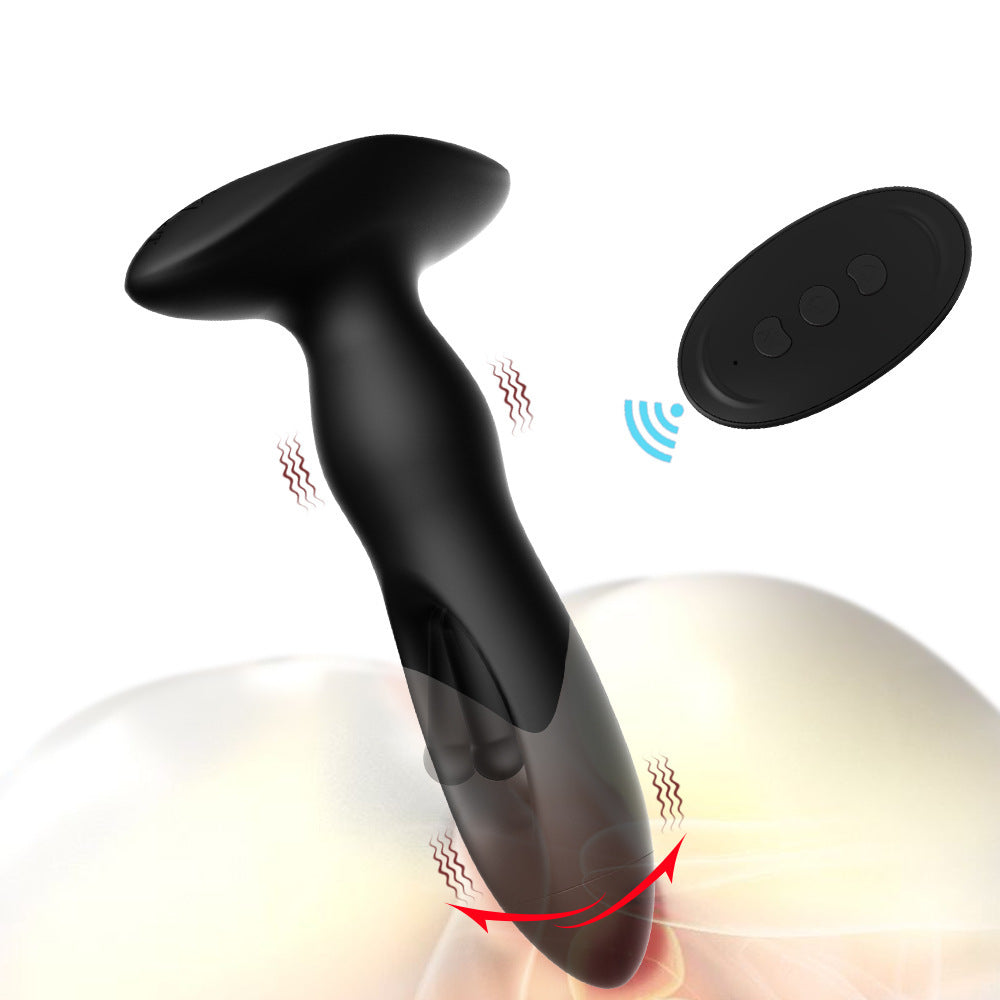 Anal plug, wireless remote control swing vibration massager, prostate orgasm masturbation silicone anal plug Sweetstoy