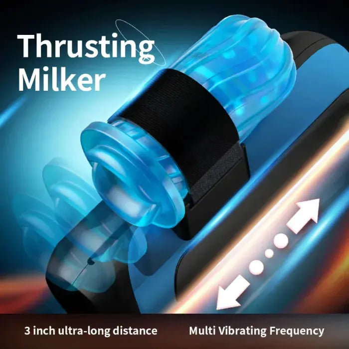 External Auto Masturbation Cup 10 Vibration 5 Speeds & 6 Stroking Modes Sweetstoy