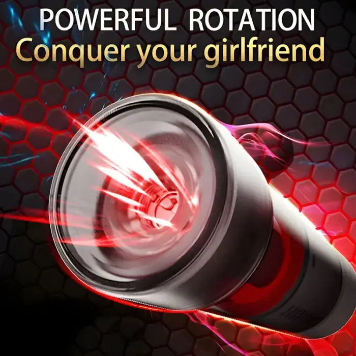 5 Sucking 5 Rotating Vibrating Penis Pump and Masturbator Sweetstoy
