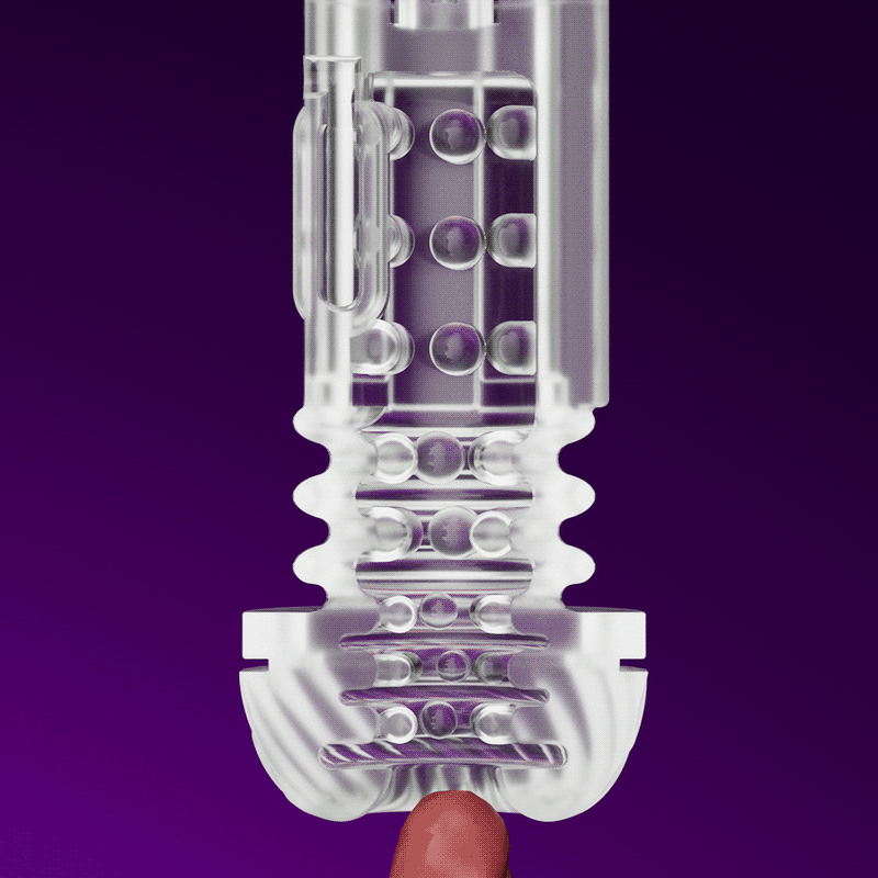 【New】Rotating & Sucking with Inflation & Twist Massage Fun Male Stroker