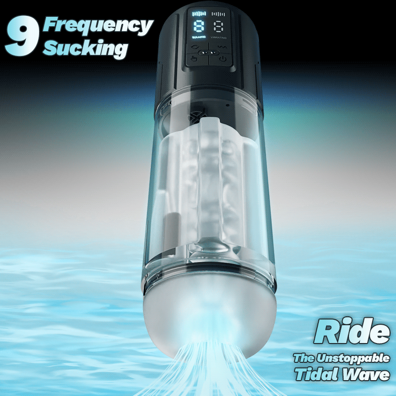 Iron Man 9 Vibration & Sucking Automatic Blowjob Male Stroker