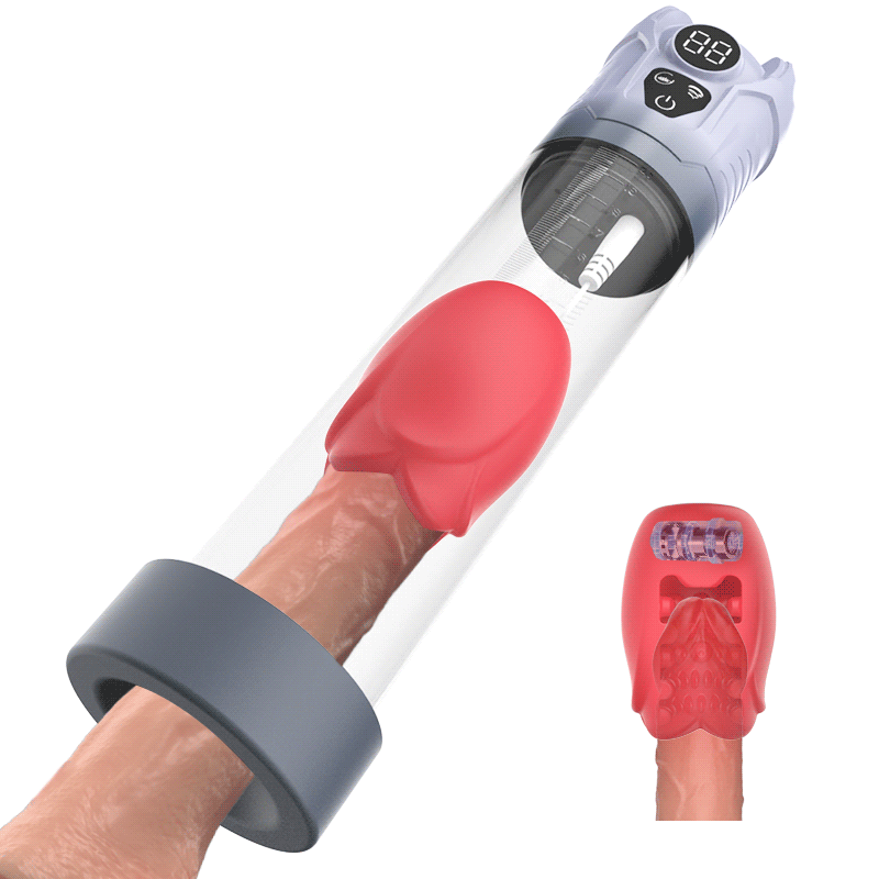 GrowPlus - Penis Pump with Training 5 Suction Modes and 7 Vibration Patterns