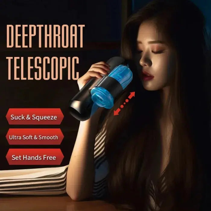 External Auto Masturbation Cup 10 Vibration 5 Speeds & 6 Stroking Modes Sweetstoy