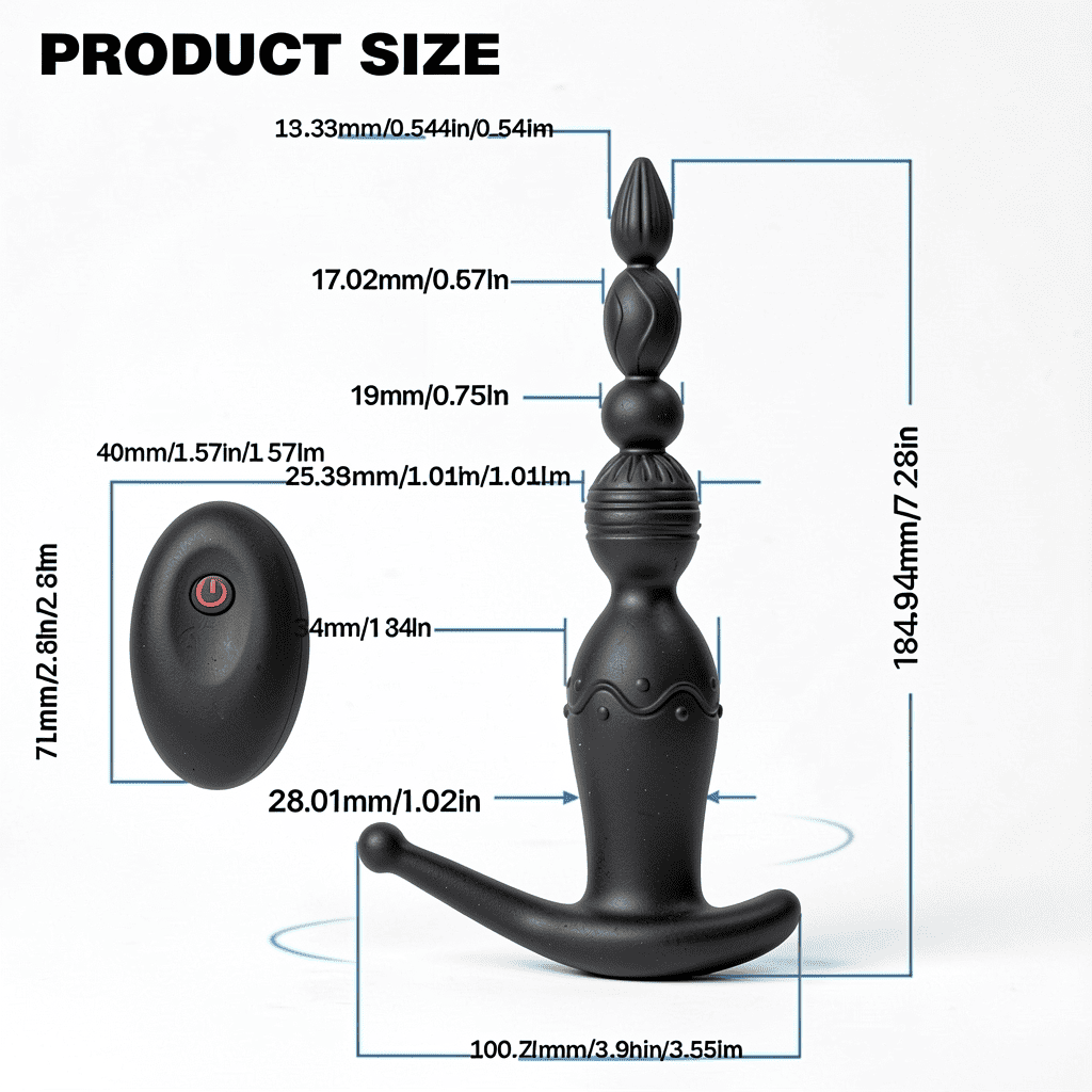 ST-MV-3IN1 Multi-Use Rechargeable Vibrator – G-Spot, Anal & Prostate Massager