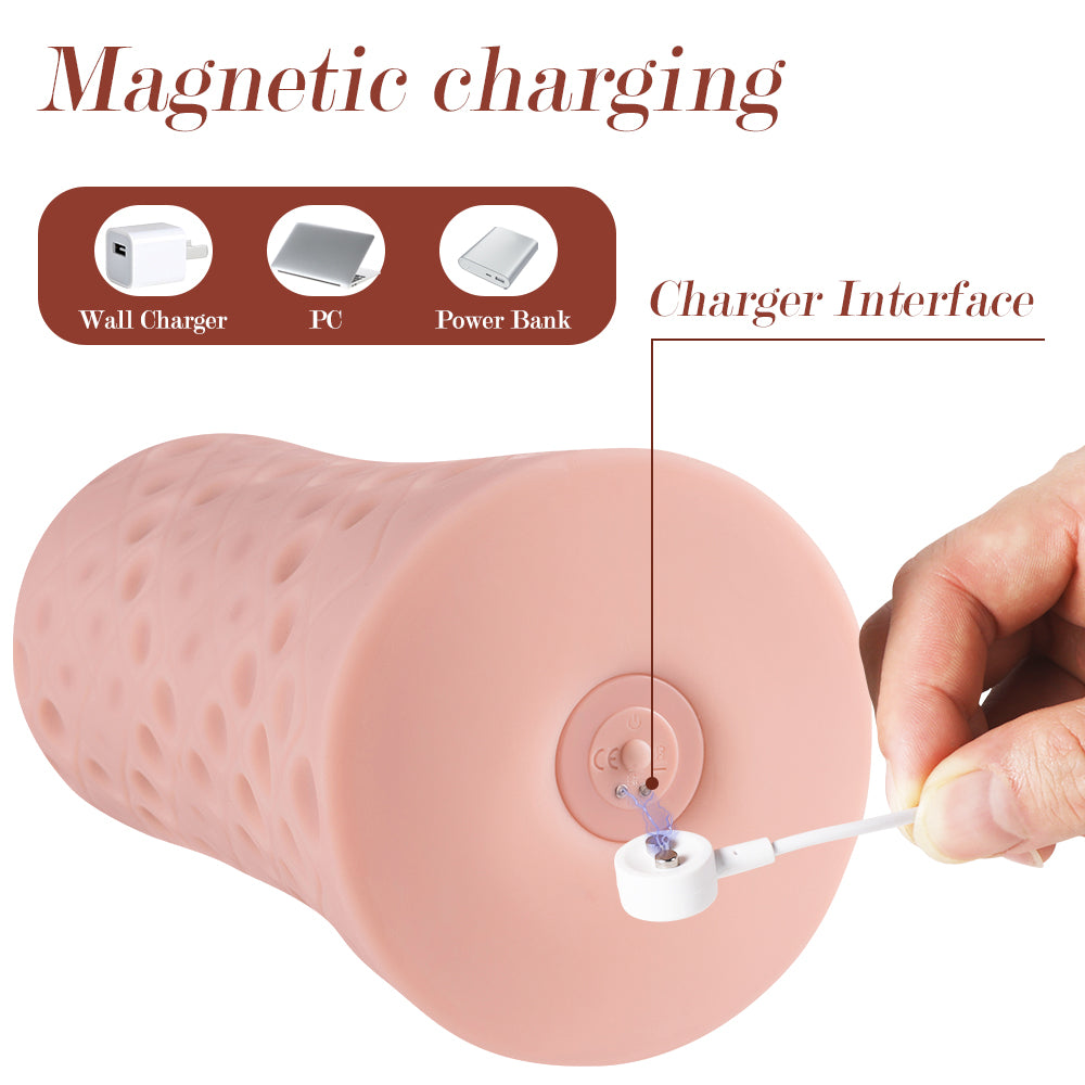 5.73lb Male Masturbation Cup: 3 Speeds & 4 Frequecies