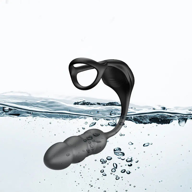 Mike's 9 Vibration and Pulsation Wearable Prostate Massager with Cock Ring Sweetstoy