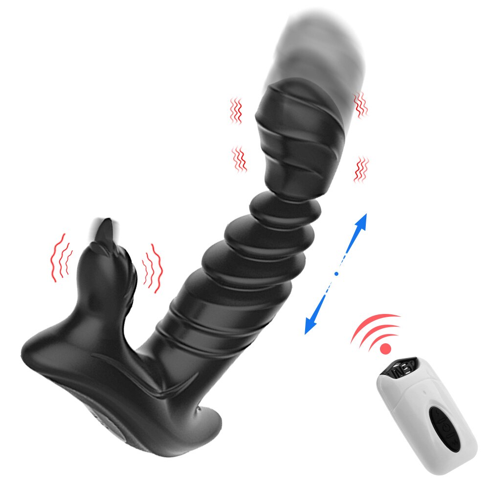 Telescopic Prostate Massager For Men And Women Double Shock Sweetstoy