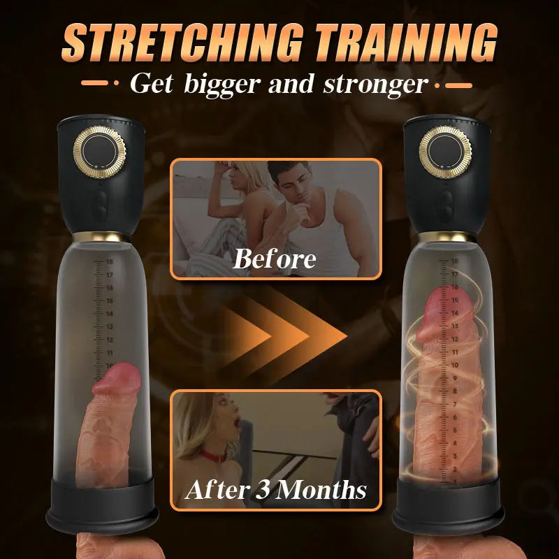 Shane - 2 In 1 Stretching Training Penis Pump Sweetstoy