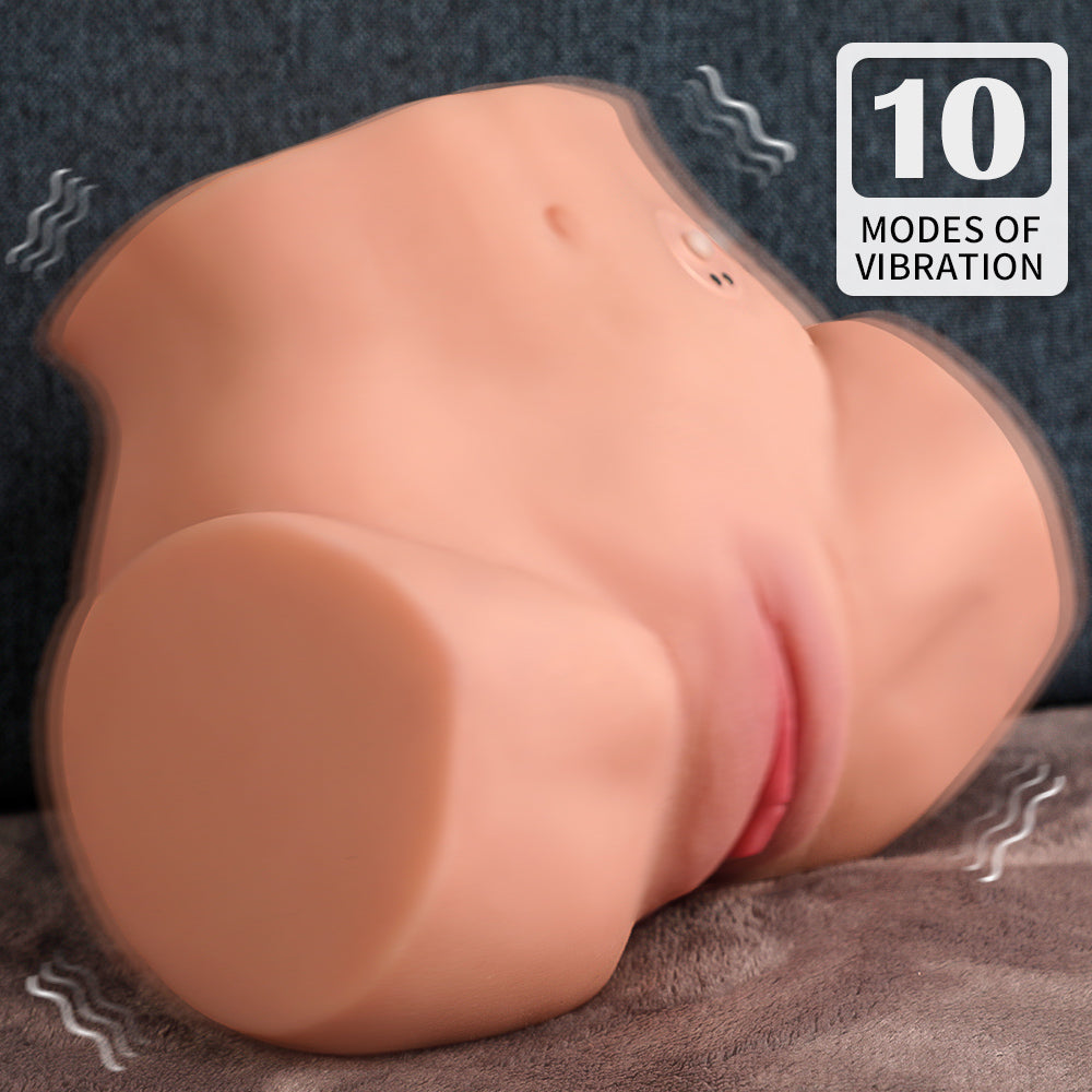 4.4lb Electric Butt Real Skin 10 Vibrating Modes Sweetstoy