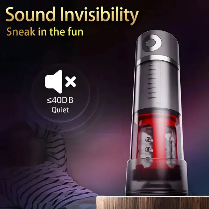 5 Sucking 5 Rotating Vibrating Penis Pump and Masturbator Sweetstoy