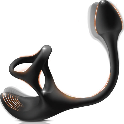 Vibrating Anal Plug & Ring System with Dual-Motor Stimulation