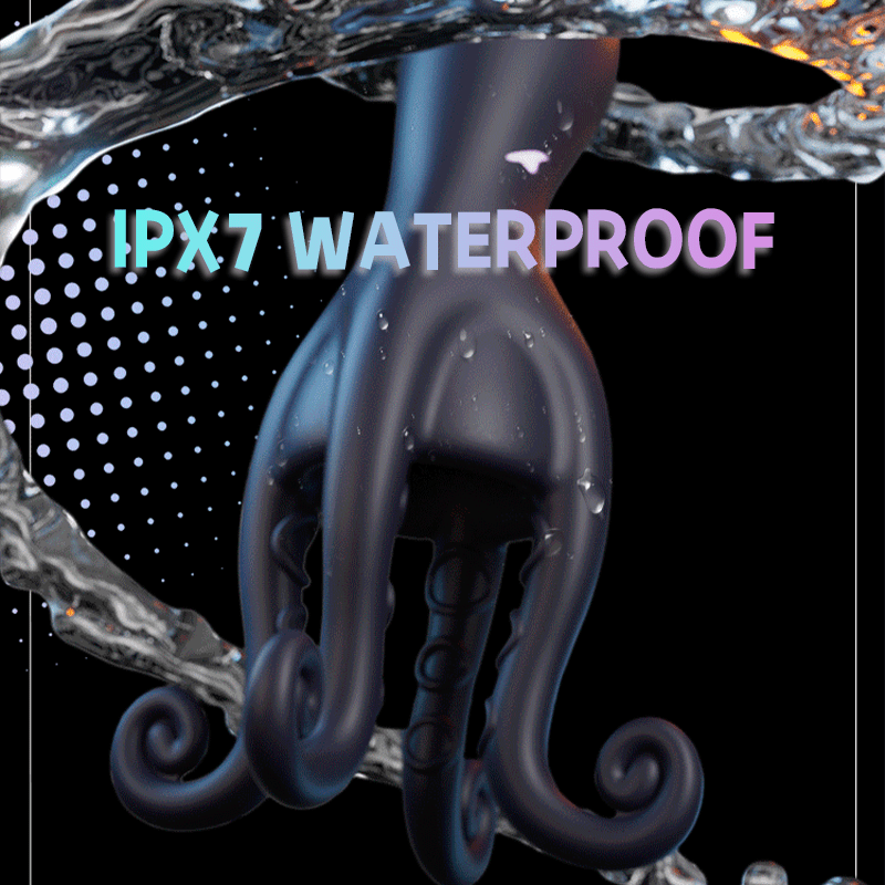 Simulated Octopus Penis Vibrator with Tentacles Particles 11 Vibrating Modes
