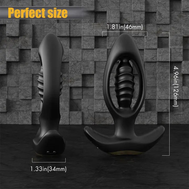 Multiple Pleasure Anal Stimulator with Vibration None