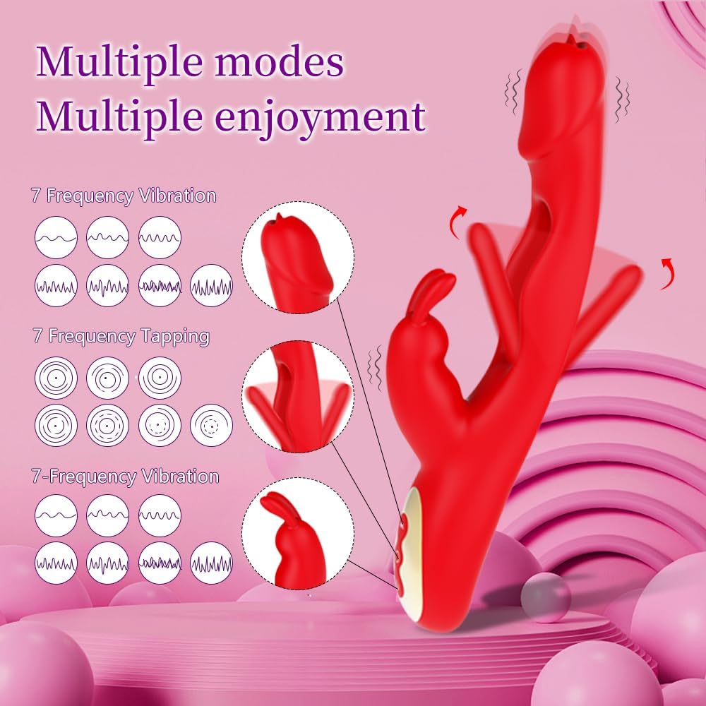 Best Rabbit Head Triple Stimulation Design Vibrators Sweetstoy