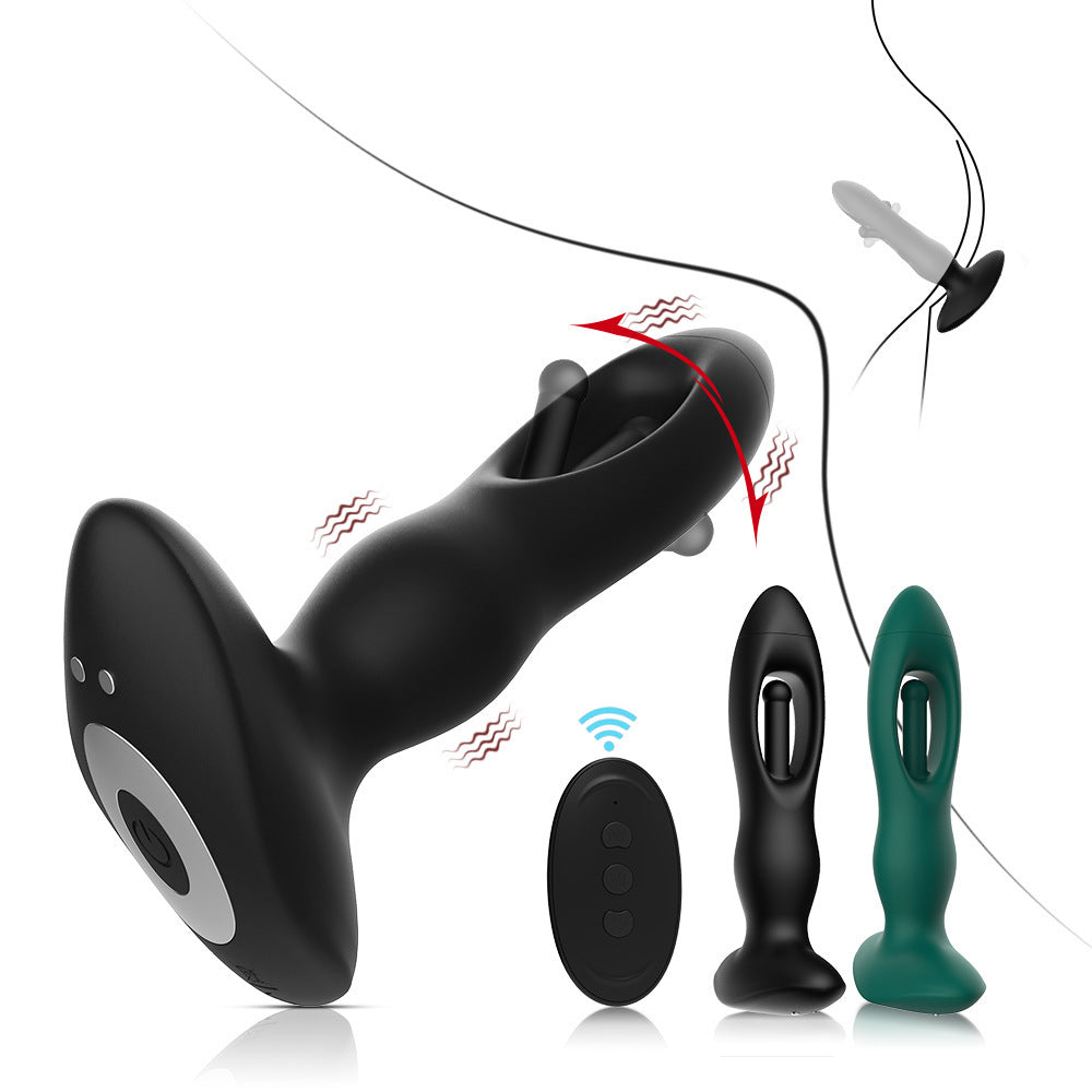 Anal plug, wireless remote control swing vibration massager, prostate orgasm masturbation silicone anal plug Sweetstoy
