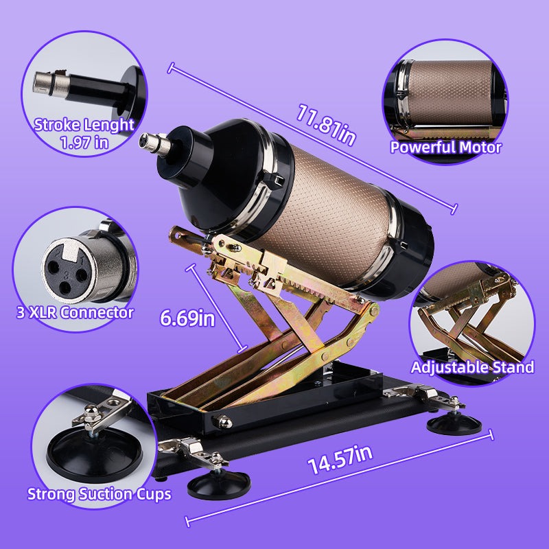 Iron Titan 400 Strokes/Mins 5 IN 1 Accessories Dildo Masturbation Sex Machine Sweetstoy