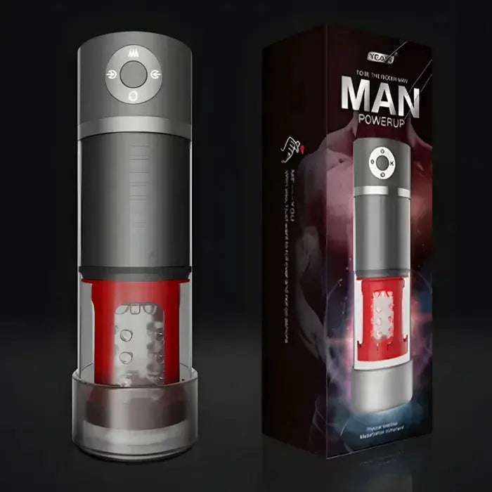 5 Sucking 5 Rotating Vibrating Penis Pump and Masturbator Sweetstoy