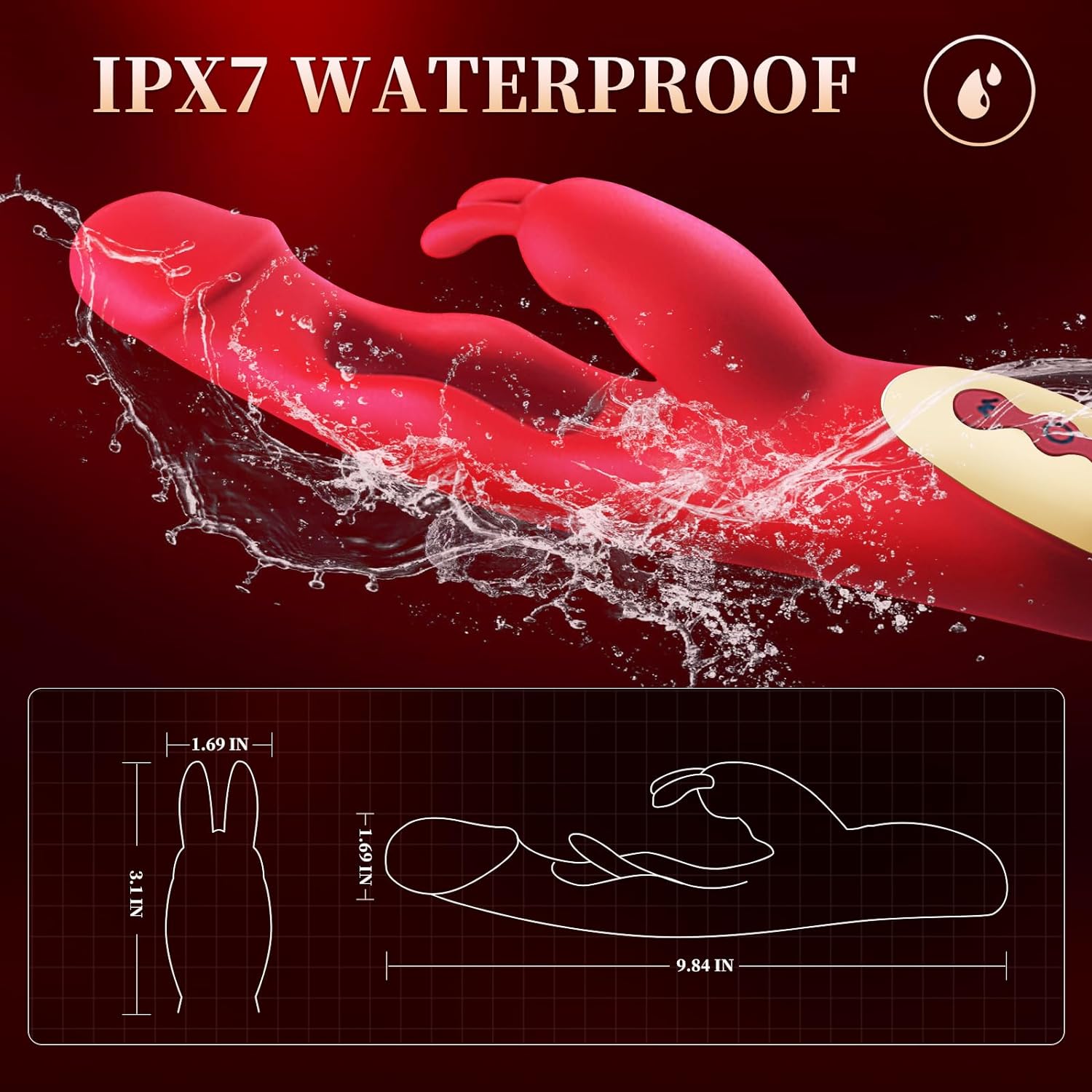 Best Rabbit Head Triple Stimulation Design Vibrators Sweetstoy