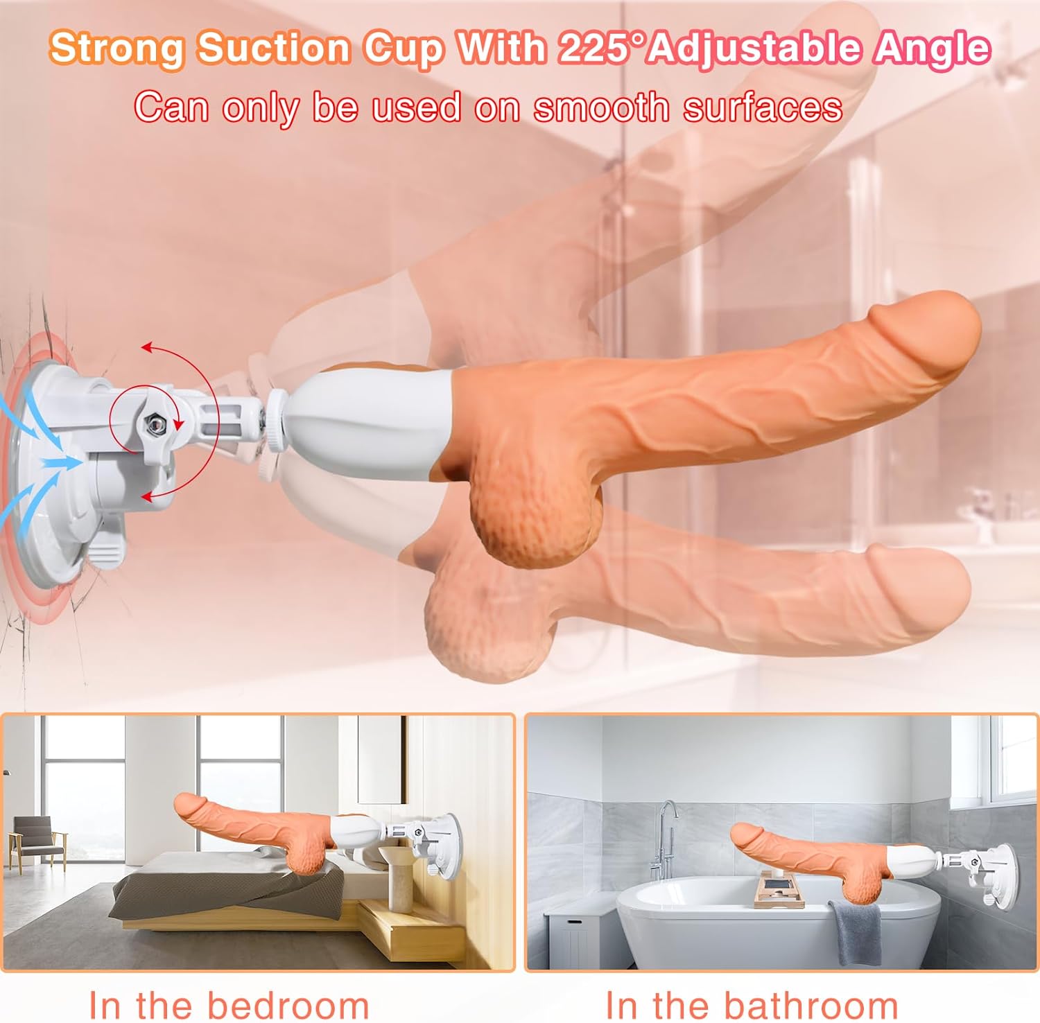 Auto Thruster 2-in-1 Sex Machine Vibrating Dildo Sweetstoy
